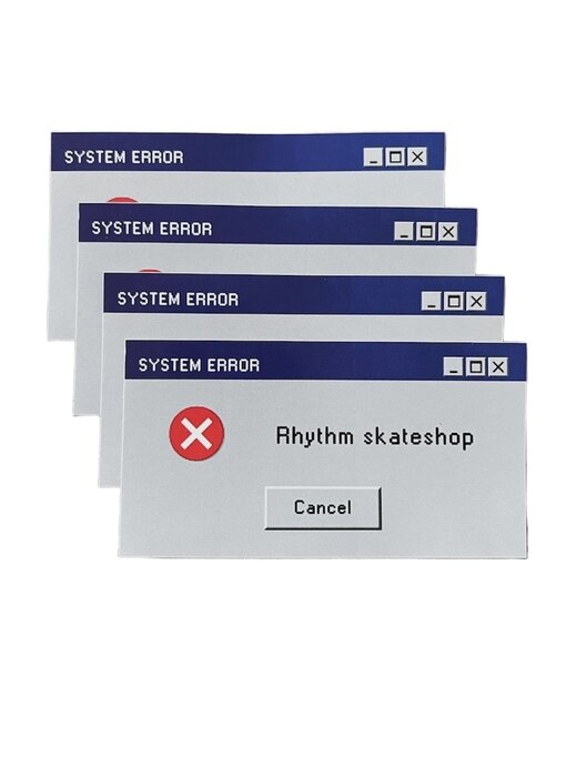 Rhythm System Error Sticker