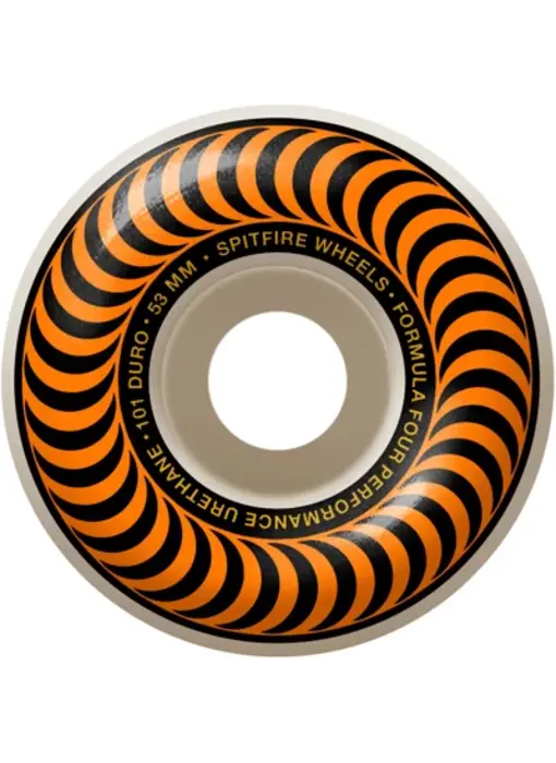 Spitfire F4 101 Classic Wheels - Orange 53mm