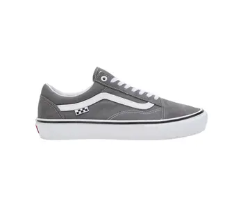 Vans Skate Old Skool Shoe - Pewter/White
