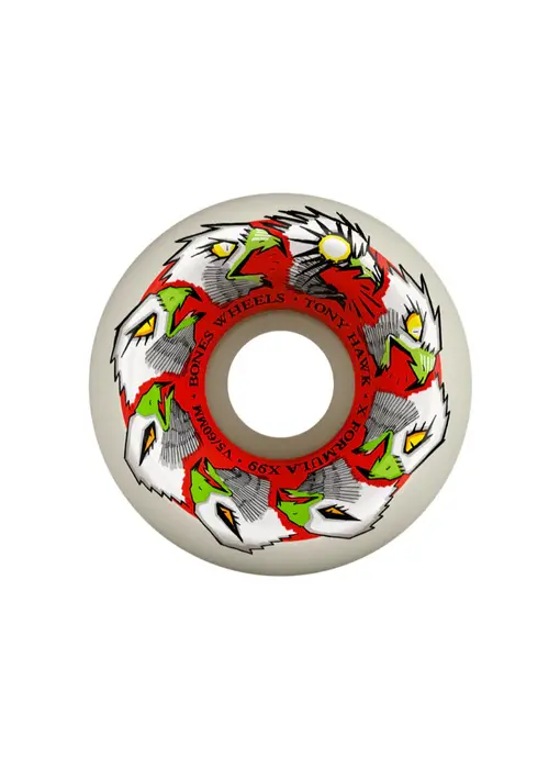 Bones X-Formula Hawk Animation V5 Sidecut 99a Wheels - 60mm