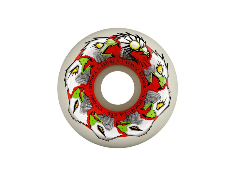 Bones Bones X-Formula Hawk Animation V5 Sidecut 99a Wheels - 60mm