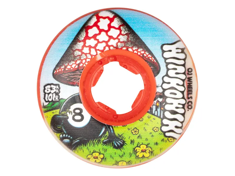 OJ Wheels OJ Winkowski Mushroom Elite Red Swirl 101a Wheels - 53mm
