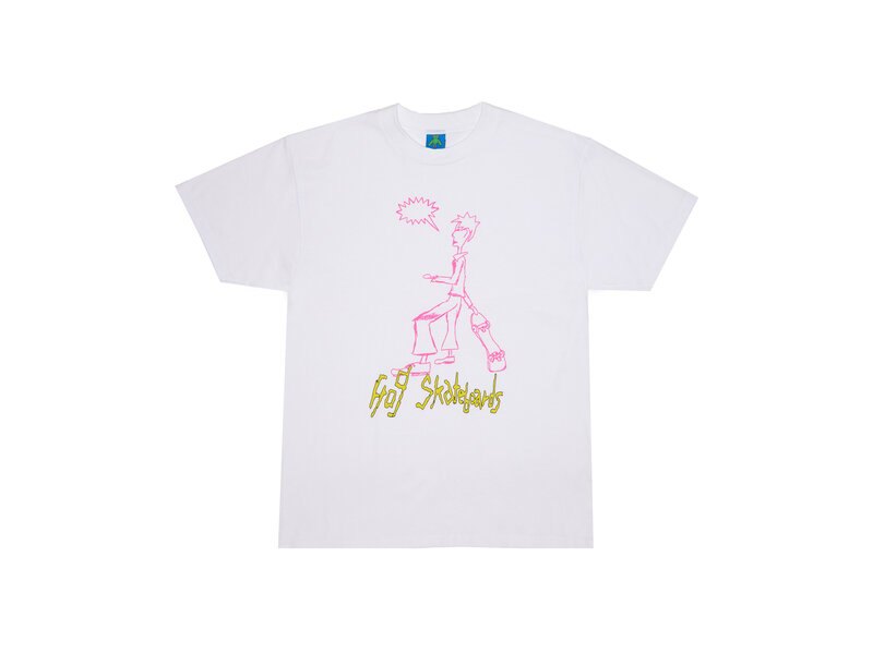 Frog Frog Skater Tee - White