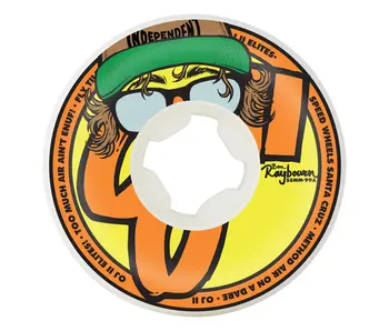 OJ Raybourn Hat 2 Elite Hardline 99a Wheels - White 55mm