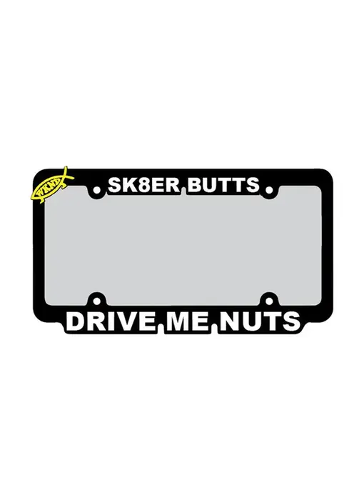 WKND Drive Me Nuts License Plate Frame -
