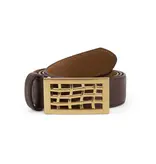 Dime MTL Dime Heavyweight Leather Belt - Brown