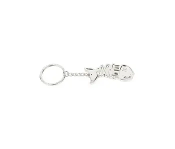 Dime Bones Keychain - Silver