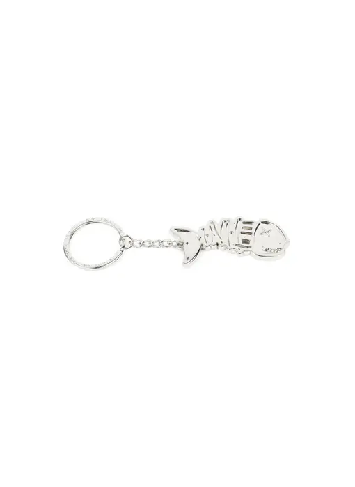 Dime Bones Keychain - Silver