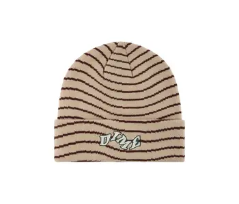 Dime College Wave Cuff Beanie - Tan