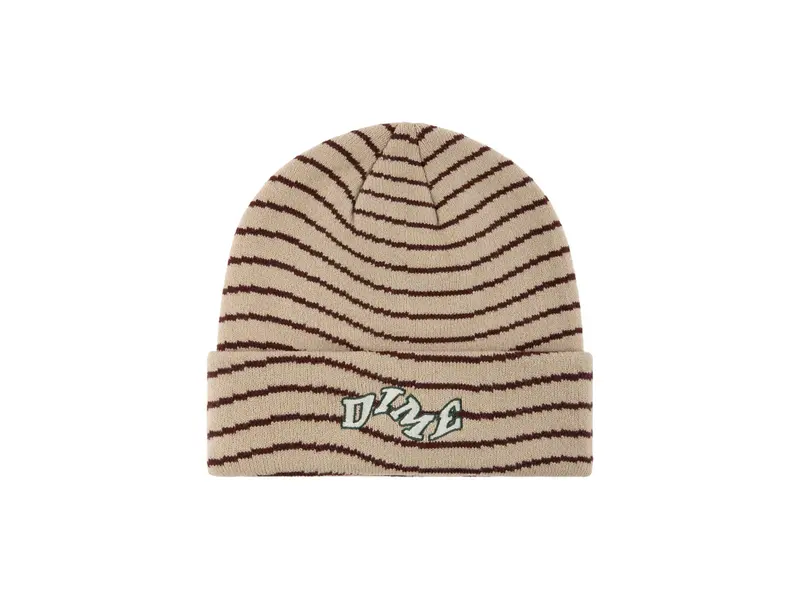 Dime MTL Dime College Wave Cuff Beanie - Tan