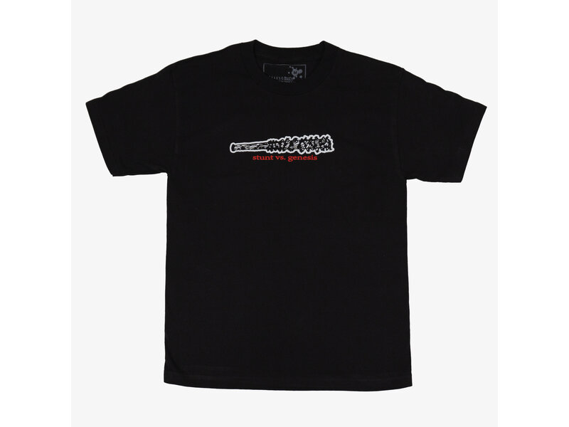 Genesis Stunt vs Genesis Spiked Bat Tee - Black