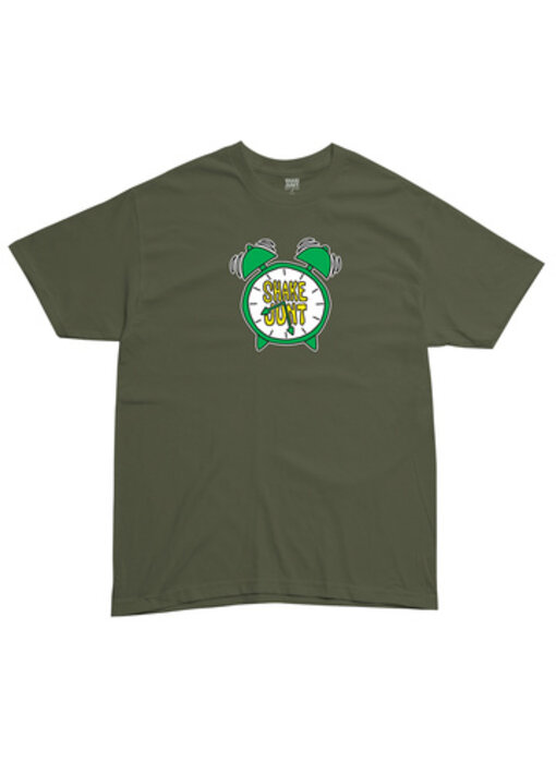 Shake Junt Clock Tee - Olive