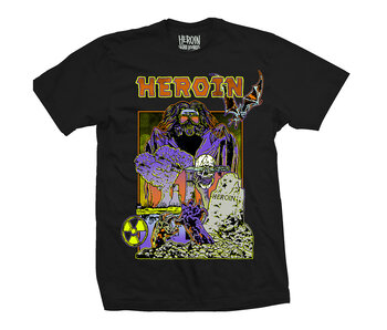 Heroin Hellscape Tee - Black