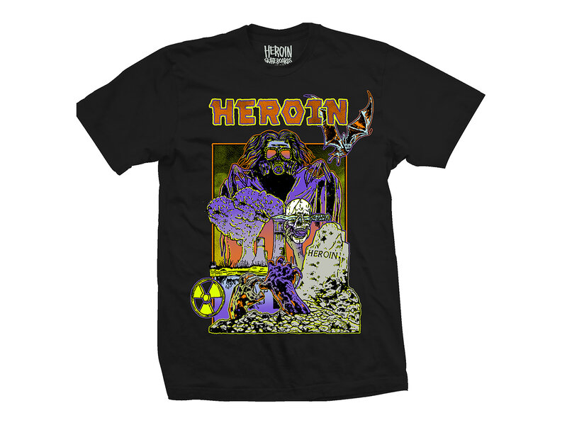 Heroin Heroin Hellscape Tee - Black