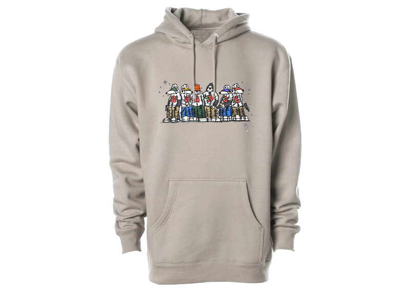 Bronze56k Bronze56k Dog Gang Hoody - Cement