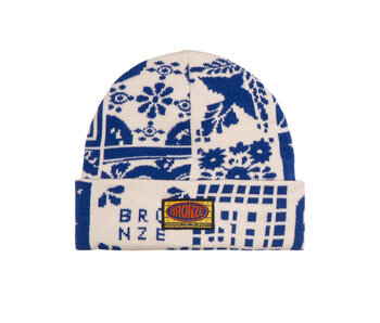 Bronze56k Azulejo Beanie - White/Blue