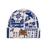 Bronze56k Bronze56k Azulejo Beanie - White/Blue