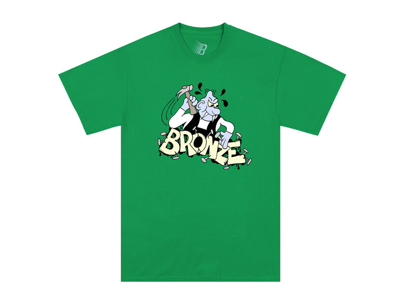 Bronze56k Bronze56k Nailing T-Shirt - Kelly Green