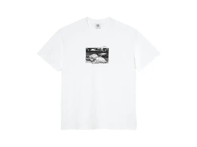 Polar Polar Turtle Town Tee - White