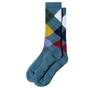 Frog Argyle Socks - Teal