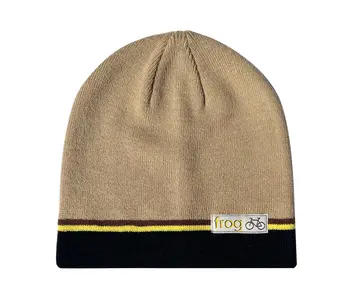 Frog Bicycle Beanie - Beige