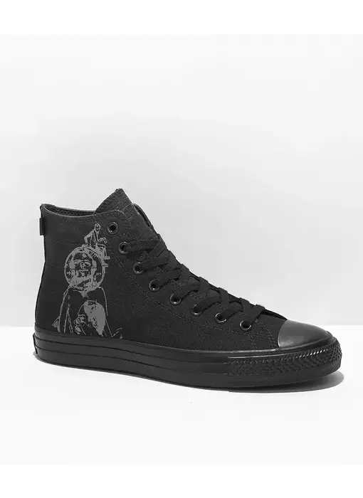 Converse CTAS Pro Hi Shoes - Black/Black