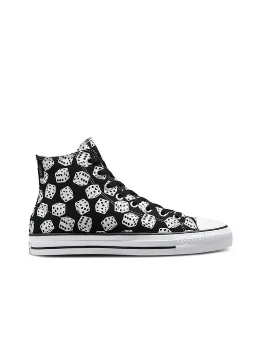 Converse CTAS Pro Hi Shoes - Dice - Black/White