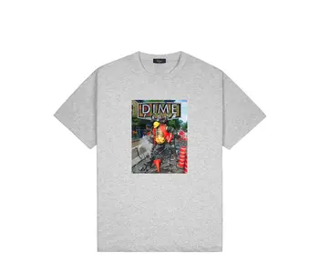Dime Pothole T-Shirt - Heather Grey