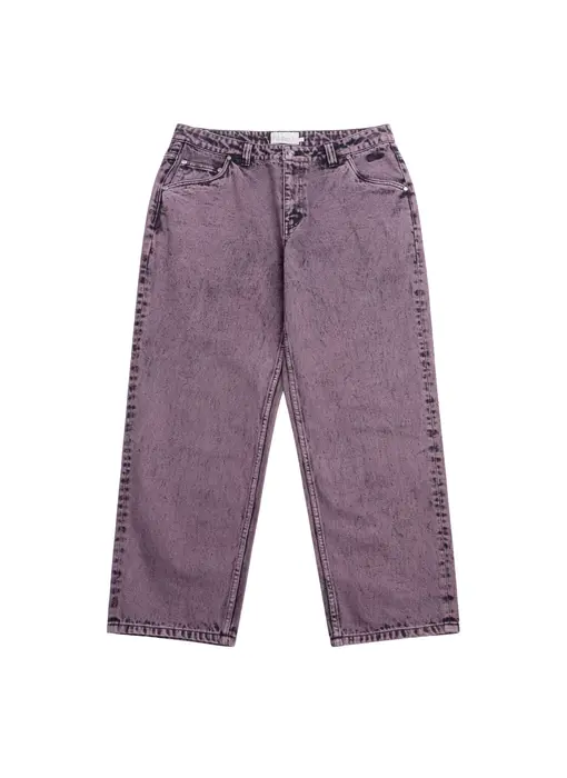 Dime Classic Relaxed Denim Pants - Overdyed Plum