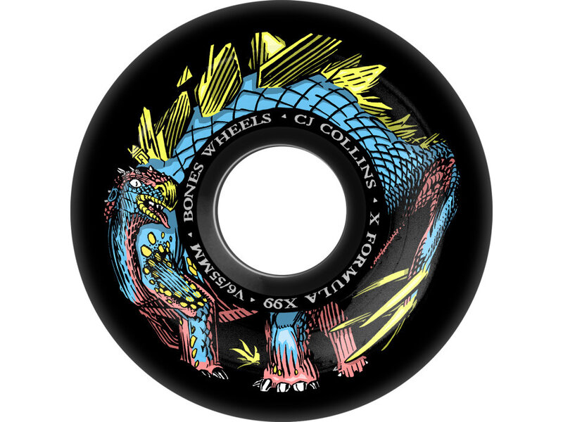 Bones Bones X-Formula Collins Dino-Sortas V6 99A Wheels - 55mm