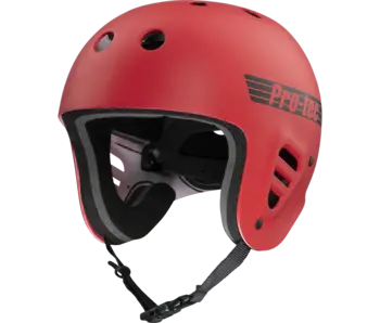 Protec Fullcut Helmet - Matte Bright Red