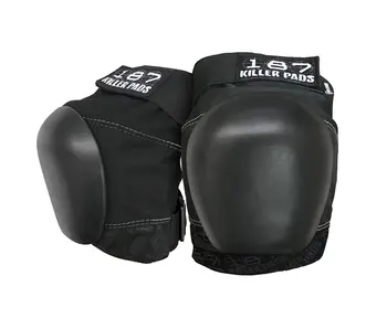 187 Pro Knee Blk/Blk Pads - XL