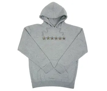 Jenkem 6 Star Hoodie - Grey