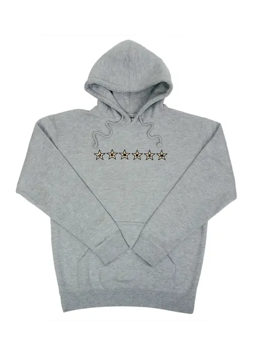 Jenkem 6 Star Hoodie - Grey