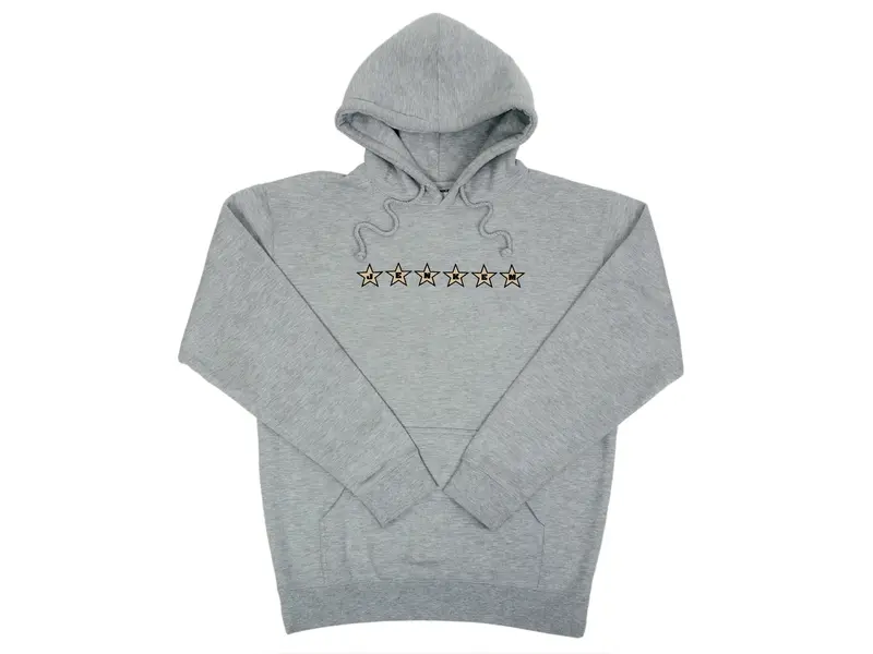Jenkem Magazine Jenkem 6 Star Hoodie - Grey