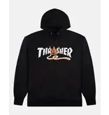 Thrasher Thrasher x Toy Machine - Pyramid - Hoodie - Black