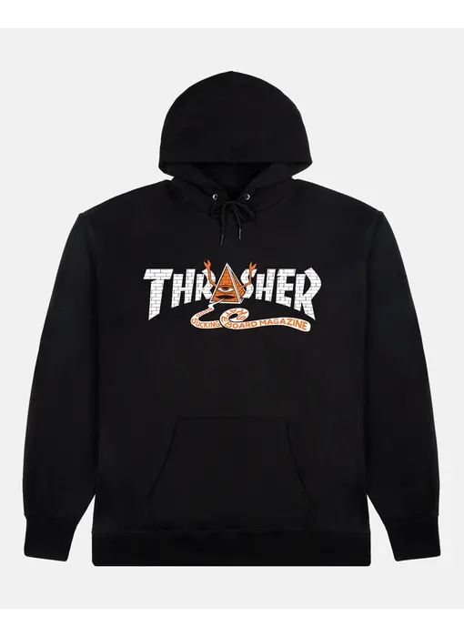 Thrasher x Toy Machine - Pyramid - Hoodie - Black