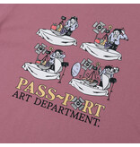 Passport Pass~Port Art Dept. Tee - Washed Berry