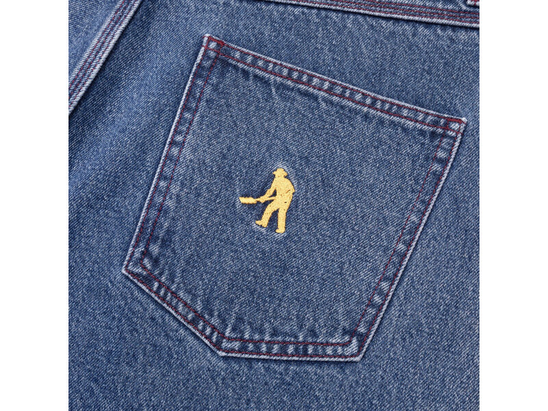 Passport Pass~Port Workers Club Denim Jean - Washed Dark Indigo