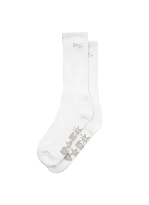Frog Socks - White