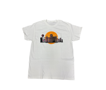 Rhythm Dallas Skyline Funk Tee - White