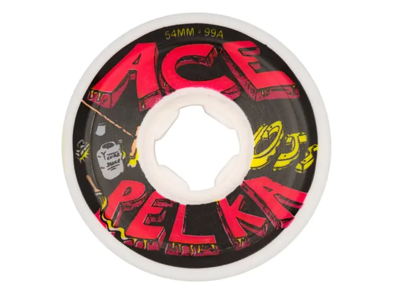 OJ Wheels OJ Ace Pelka Hardline Elite 99a Wheels - White 54MM