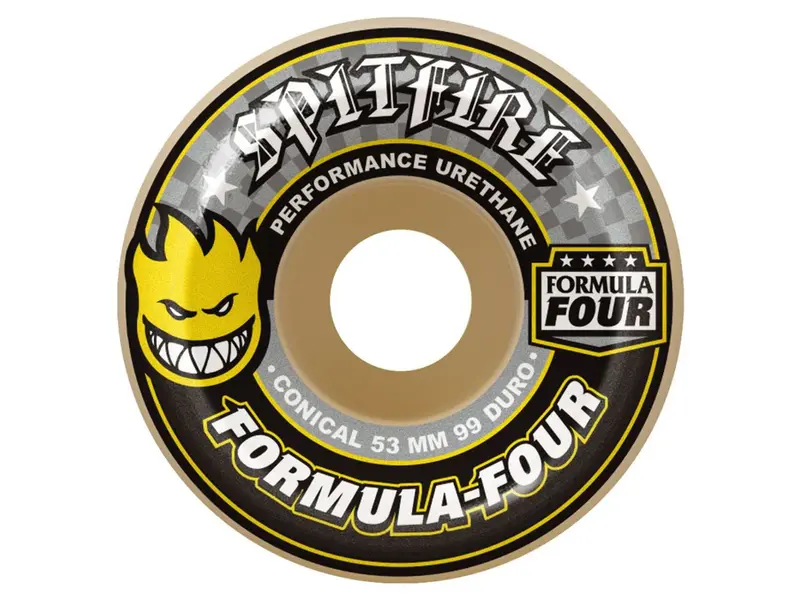 Spitfire Spitfire F4 Conical 99a Yellow Wheels - 54mm