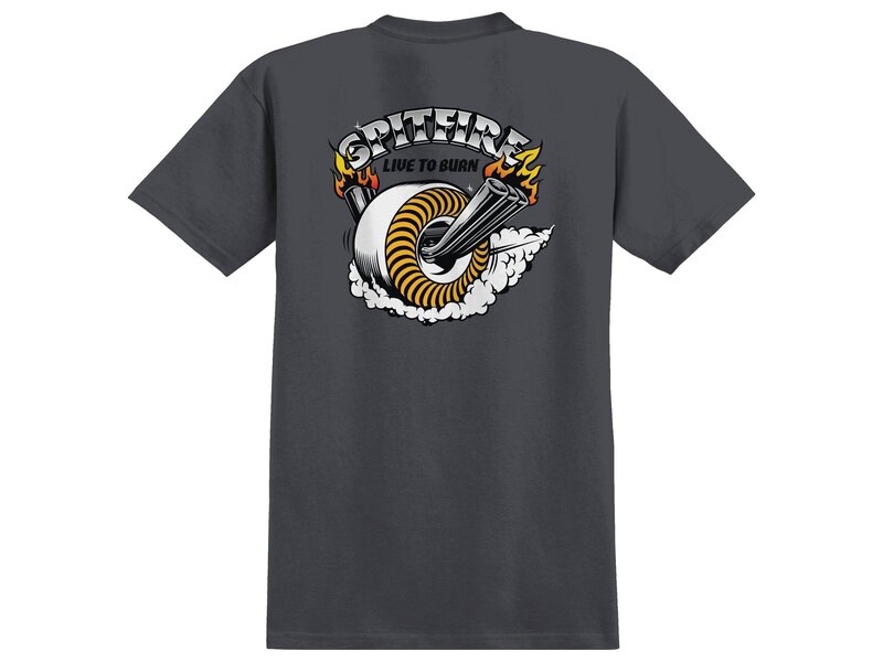 Spitfire Spitfire Burnout Solid Chr/Mt Shirt