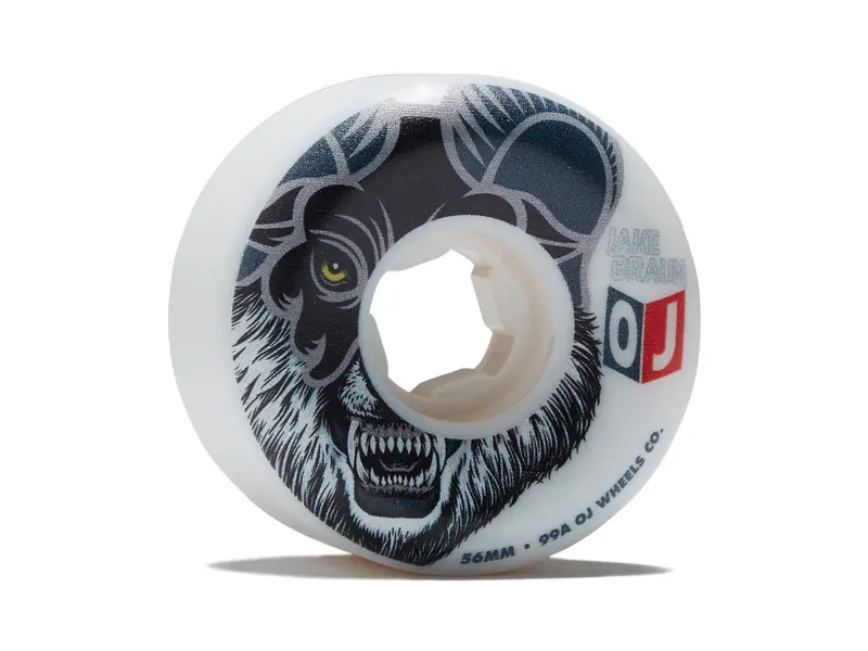 OJ Wheels OJ Jake Braun Wolf Elite Hardline 99a Wheels - 56mm