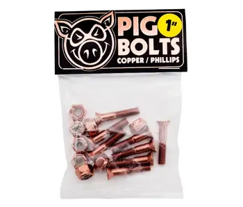 Pig 1 Inch Phillips Hardware - Copper