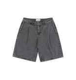 Dime MTL Dime Pleated Denim Shorts - Faded Black