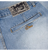 Dime MTL Dime Pleated Denim Shorts - Blue Washed