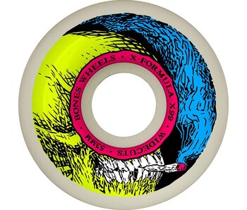 Bones X-Formula Smokin Skull V6 Widecut 99A Wheels - 53mm
