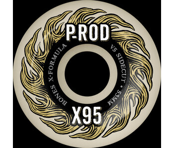 Bones X-Formula P-Rod V5 Sidecut 95A Wheels - 53mm